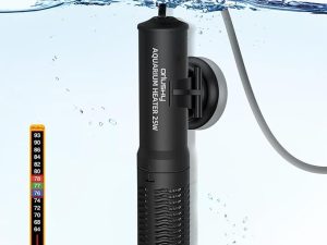 Orlushy 25W Small Submersible Aquarium Heater