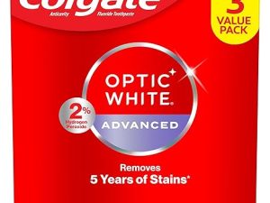 Colgate Optic White Advanced Hydrogen Peroxide Toothpaste Pack