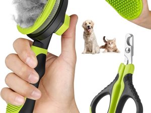 Comotech 3PCS Cat and Dog Grooming Kit