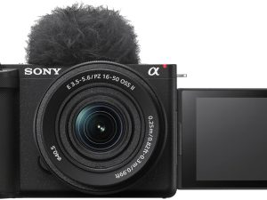 Sony Alpha ZVE10 II – APS-C Interchangeable Lens Mirrorless Content Creators’ Camera – Black – with Lens